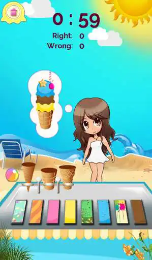 Play Cone Ice Cream Maker as an online game Cone Ice Cream Maker with UptoPlay