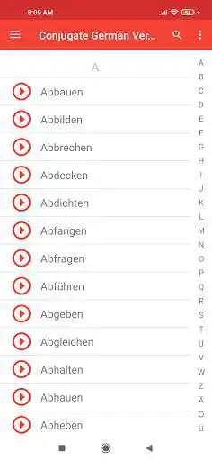Play Conjugation Verbs In German - Offline  and enjoy Conjugation Verbs In German - Offline with UptoPlay