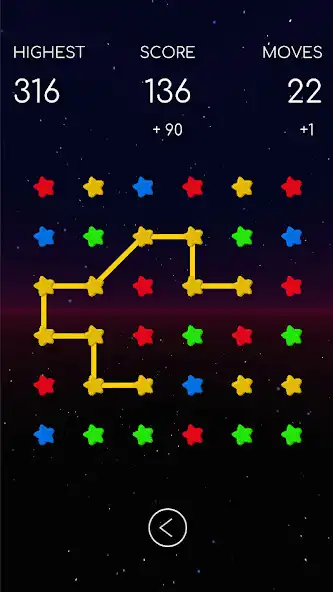 Play Connecting Stars as an online game Connecting Stars with UptoPlay