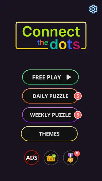 Play Connect The Dots - Color Dots as an online game Connect The Dots - Color Dots with UptoPlay