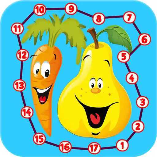 Play Connect the Dots - Fruits & Vegetables APK