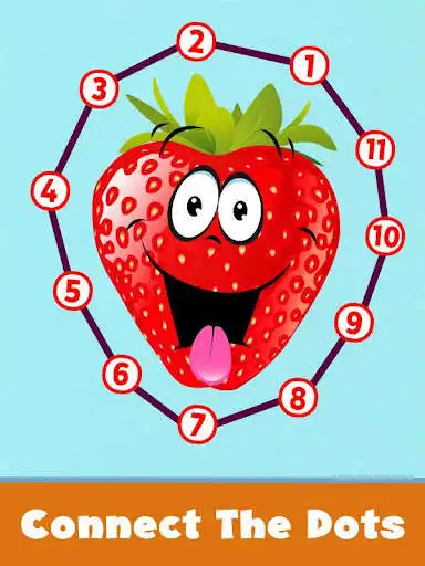 Play Connect the Dots - Fruits & Vegetables  and enjoy Connect the Dots - Fruits & Vegetables with UptoPlay