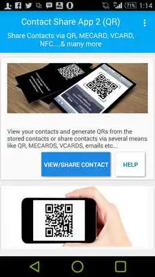 Play Contact Share ( QR, VCARD )