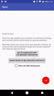 Play Contacts Sync