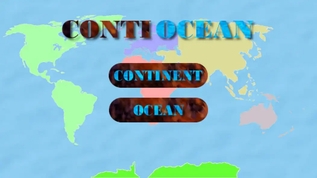 Play ContiOcean:Kid learn Geography as an online game ContiOcean:Kid learn Geography with UptoPlay