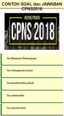 Play CONTOH SOAL  JAWABAN CPNS 2018