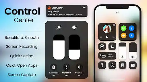 Play Control Center For IOS 15  and enjoy Control Center For IOS 15 with UptoPlay