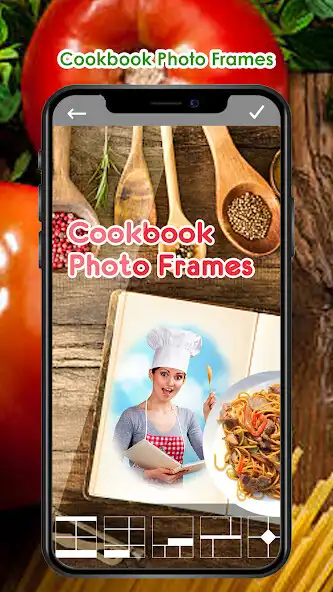 Play Cookbook Photo Editor Frames as an online game Cookbook Photo Editor Frames with UptoPlay