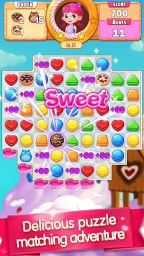 Play Cookie Crush as an online game Cookie Crush with UptoPlay