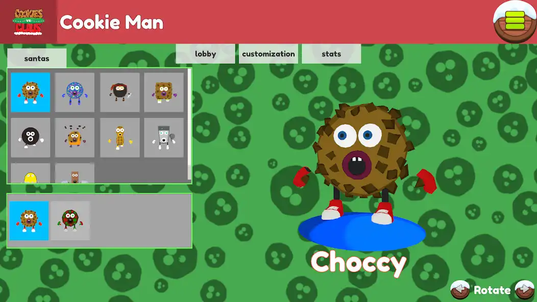 Play Cookies vs. Claus  and enjoy Cookies vs. Claus with UptoPlay