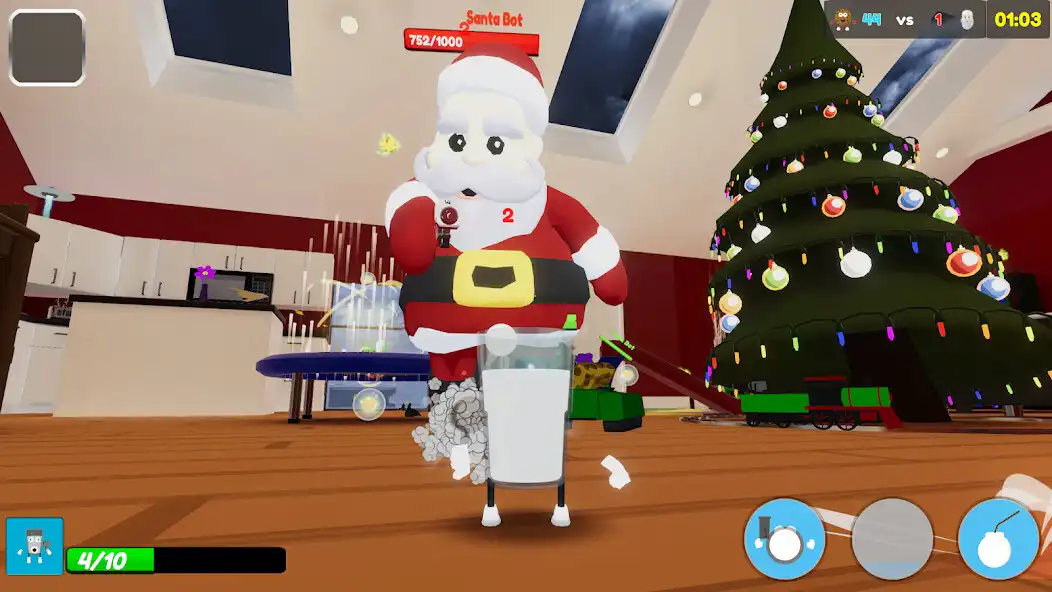 Play Cookies vs. Claus as an online game Cookies vs. Claus with UptoPlay