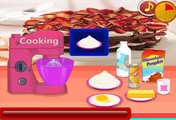 Play cooking games : make to prepare strawberry