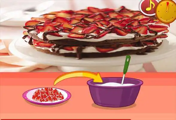 Play cooking games : make to prepare strawberry