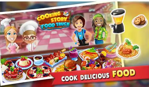 Play Cooking Story : Food Truck Game  and enjoy Cooking Story : Food Truck Game with UptoPlay