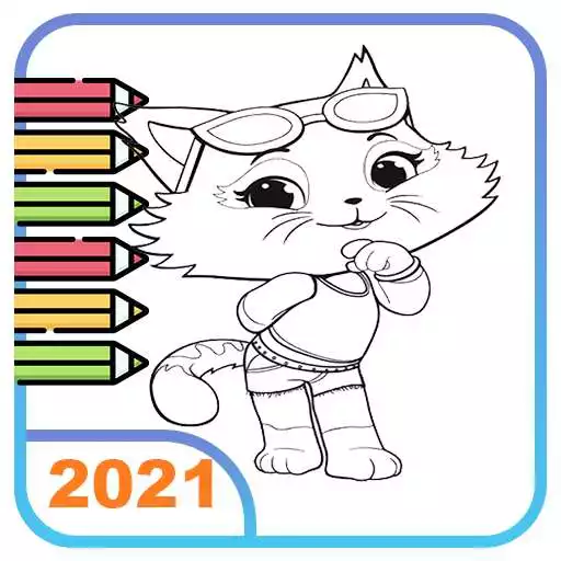 Play Cool 44 Cats Coloring Cartoon 2021 APK