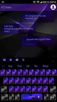 Play Cool Black Violet Keyboard