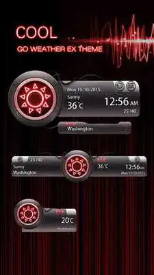 Play Cool GO Weather Widget Theme