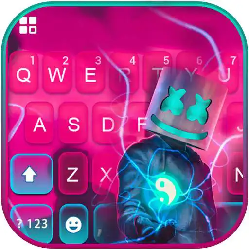 Play Cool Neon Flash DJ Keyboard Theme APK