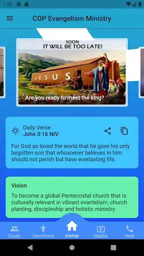 Play COP Evangelism Ministry App as an online game COP Evangelism Ministry App with UptoPlay