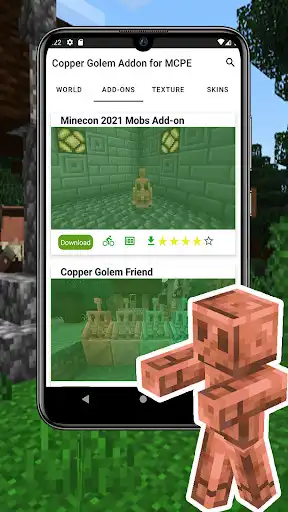 Play Copper Golem Addon for MCPE as an online game Copper Golem Addon for MCPE with UptoPlay