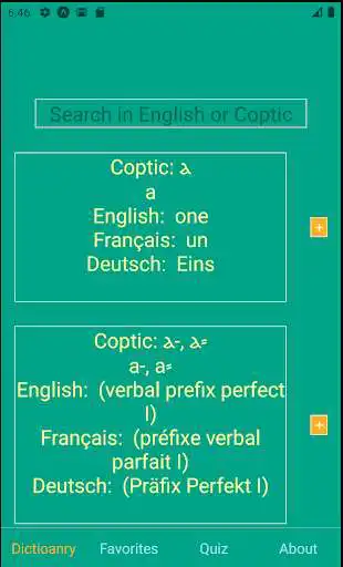 Play Coptic Dictionary as an online game Coptic Dictionary with UptoPlay