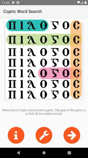 Play Coptic word search  and enjoy Coptic word search with UptoPlay