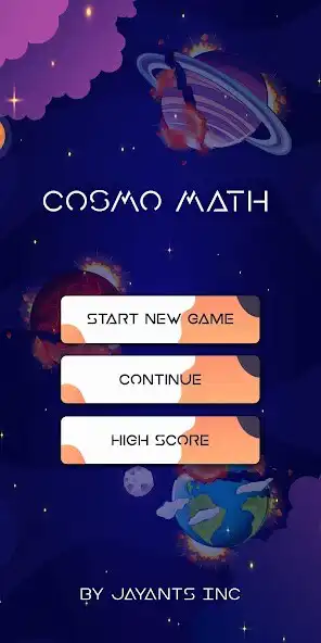 Play Cosmo Math as an online game Cosmo Math with UptoPlay