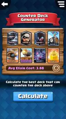 Play Counter Deck Generator for Clash Royale