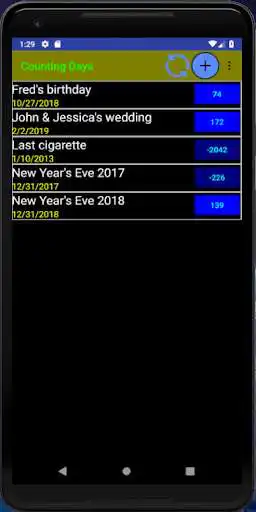 Play APK Counting Days  and enjoy Counting Days with UptoPlay com.offlineprogrammer.CountingDays