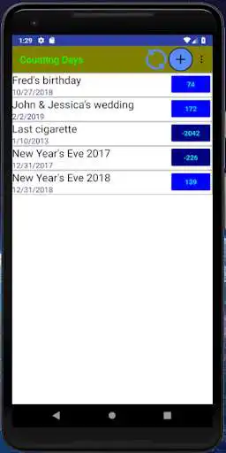 Play APK Counting Days  and enjoy Counting Days with UptoPlay com.offlineprogrammer.CountingDays