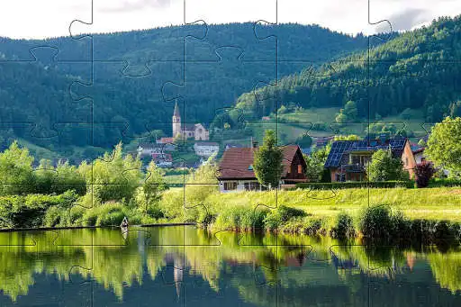 Play Countryside jigsaw puzzles as an online game Countryside jigsaw puzzles with UptoPlay