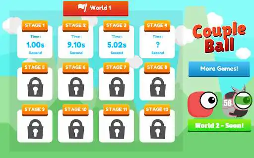 Play APK Couple Ball  and enjoy Couple Ball with UptoPlay com.musicawesome.coupleBall