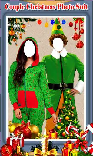 Play Couple Christmas Photo Suit