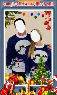 Play Couple Christmas Photo Suit