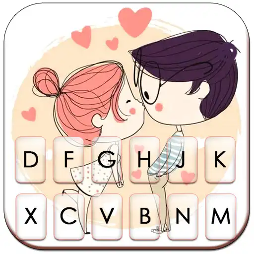 Play Couple Love Kiss Keyboard Theme APK