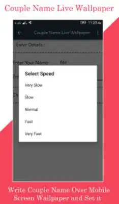 Play Couple Name Live Wallpaper