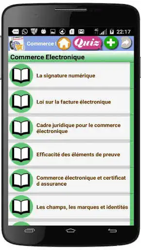 Play Cours de Commerce Electronique  and enjoy Cours de Commerce Electronique with UptoPlay