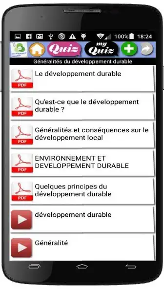 Play Cours de Developpement durable  and enjoy Cours de Developpement durable with UptoPlay