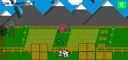 Play Cow Abductor as an online game Cow Abductor with UptoPlay