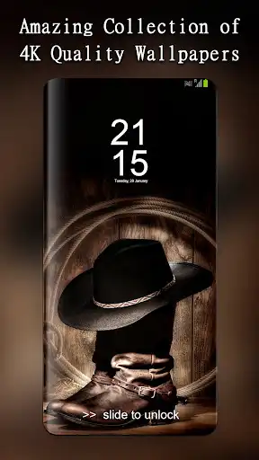 Play Cowboy: Lock Screen Wallpaper  and enjoy Cowboy: Lock Screen Wallpaper with UptoPlay