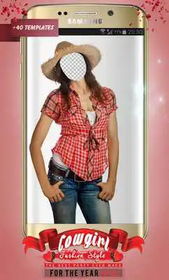 Play Cowgirl Fashion Photo Montage