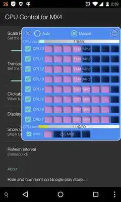 Play CPU Control for MX4