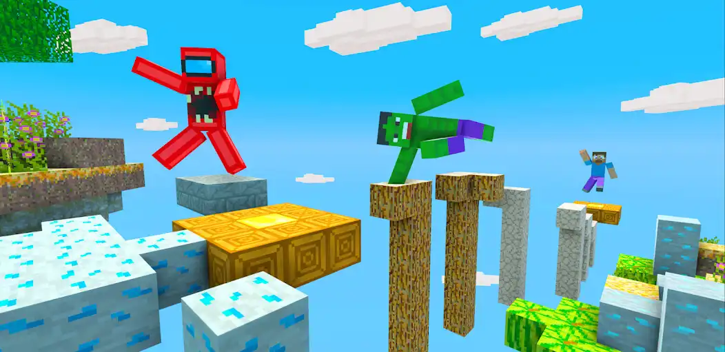 Play Craft Parkour: 3D Blocky Race  and enjoy Craft Parkour: 3D Blocky Race with UptoPlay