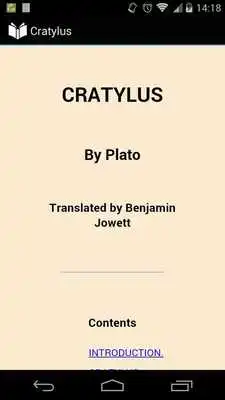 Play Cratylus by Plato