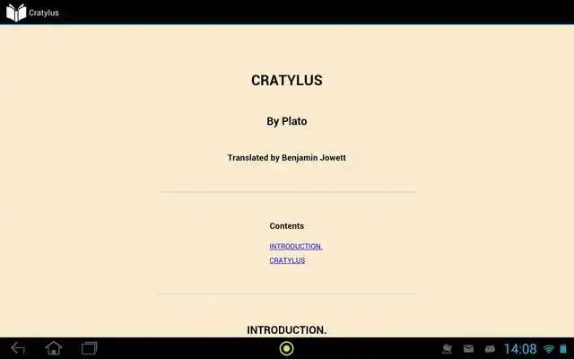 Play Cratylus by Plato