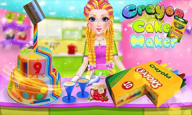 Play Crayon Cake Maker Game: Kids Cooking Fun