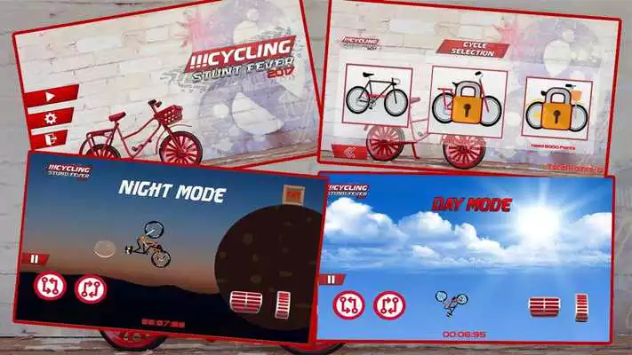 Play Crazy Bicycle Rider Uphill Stunts