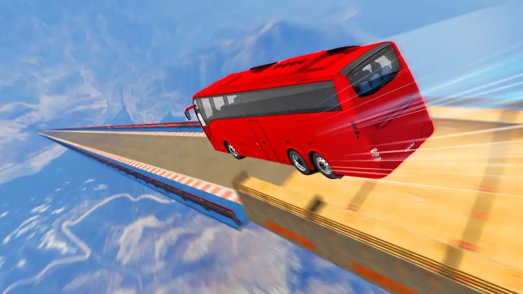 Play Crazy Bus Stunt Race as an online game Crazy Bus Stunt Race with UptoPlay