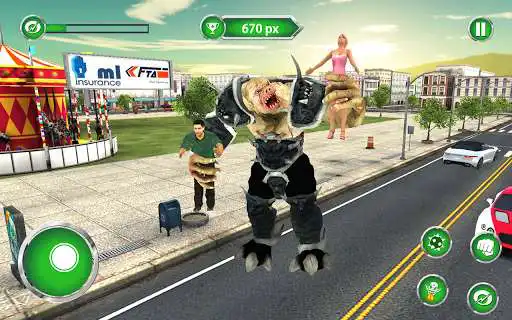 Play APK Crazy Chained Monster 2018  and enjoy Crazy Chained Monster 2018 with UptoPlay com.dexstormstudio.chain.monster.city.vegas.superhero.fight