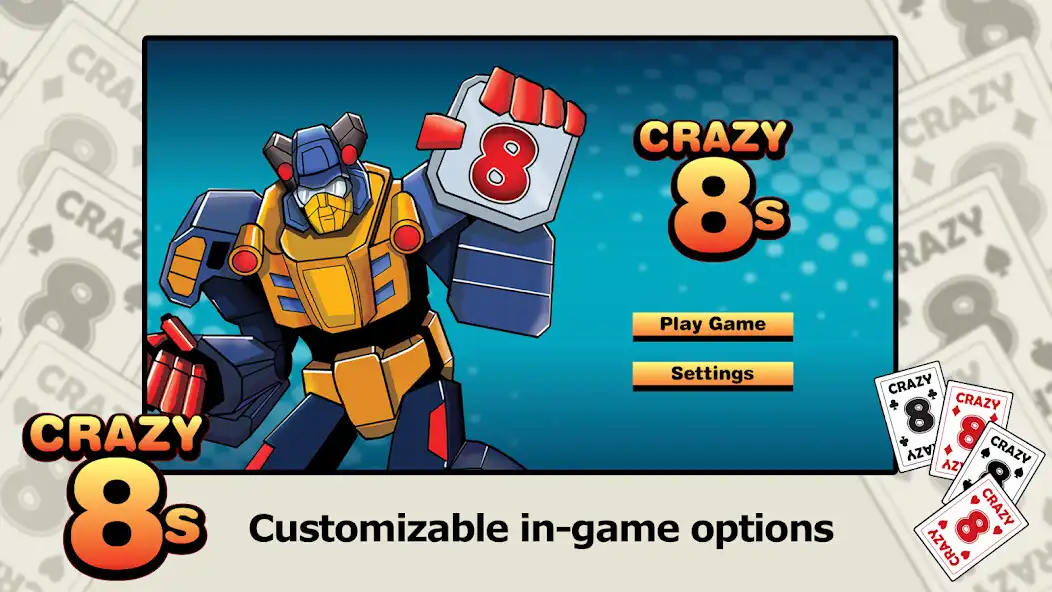 Play Crazy Eights for Everyone as an online game Crazy Eights for Everyone with UptoPlay